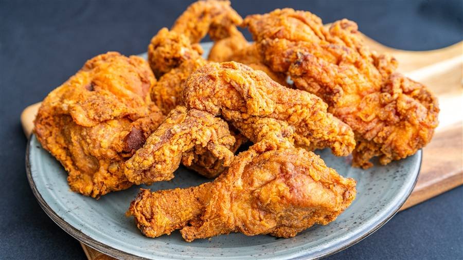 8 piece mix meat fried chicken